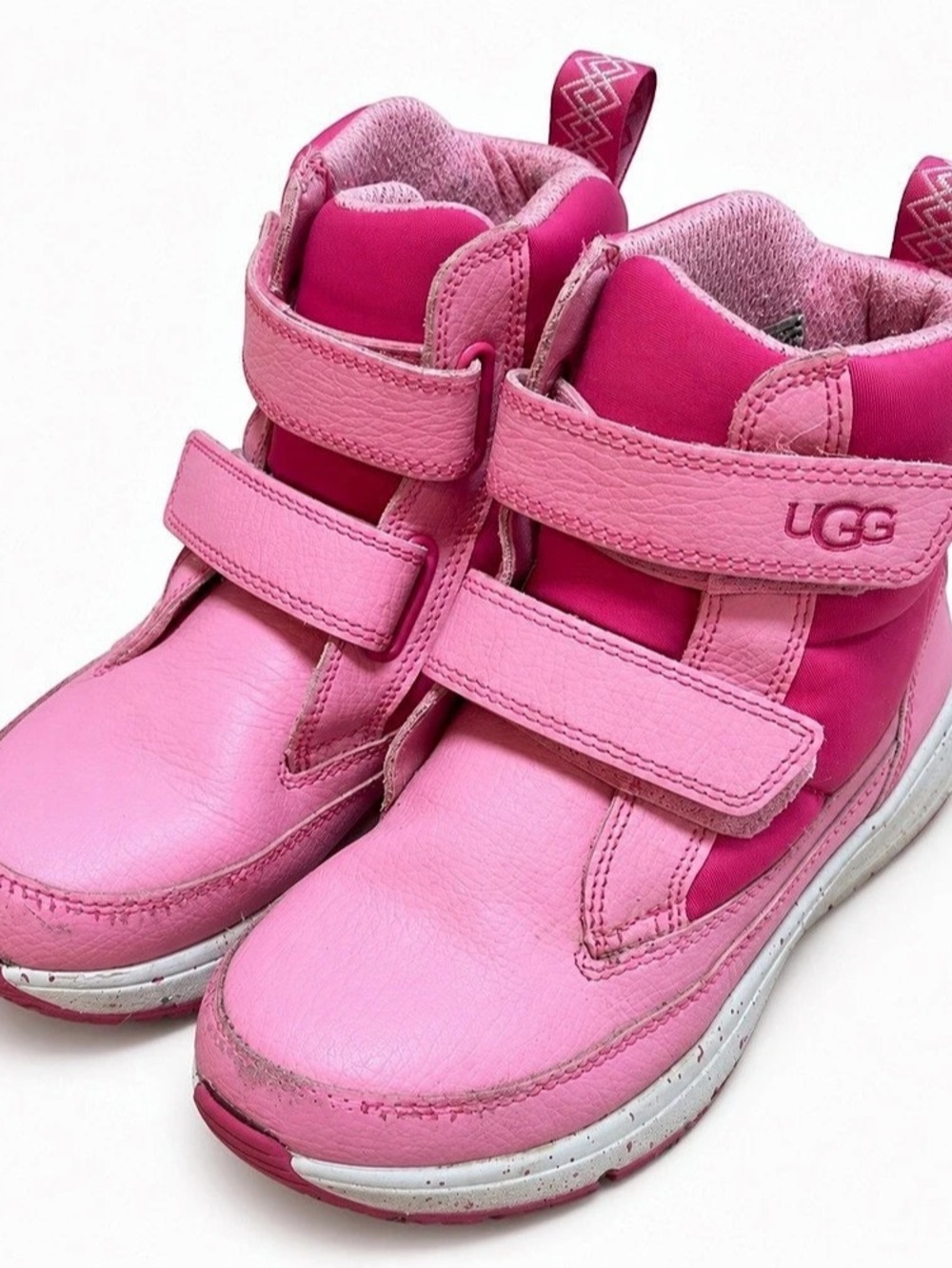 UGG Kids Dannie Weather Boots Pink Berry Size 2 Waterproof Winter